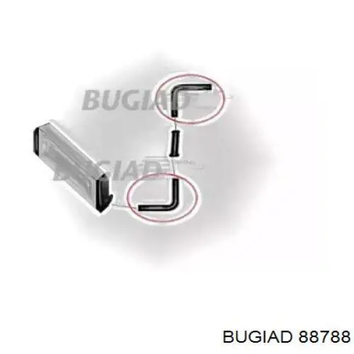 Купити 88788 Bugiad Шланг/патрубок интеркуллера