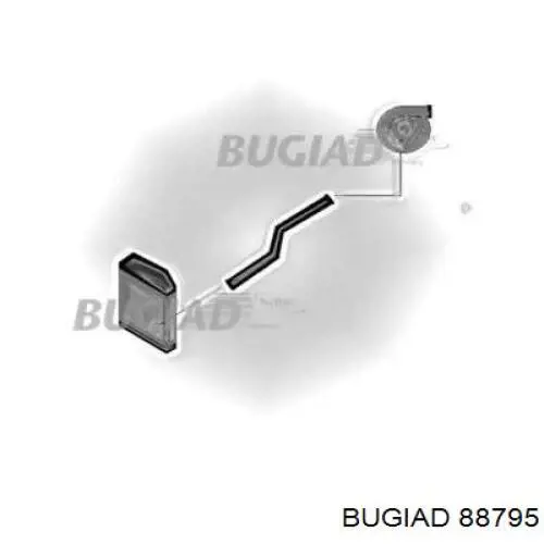 Шланг/патрубок интеркуллера Bugiad 88795 ціна, від 25.04 USD