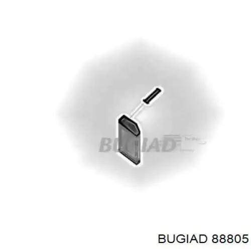 88805 Bugiad шланг/патрубок інтеркулера, верхній