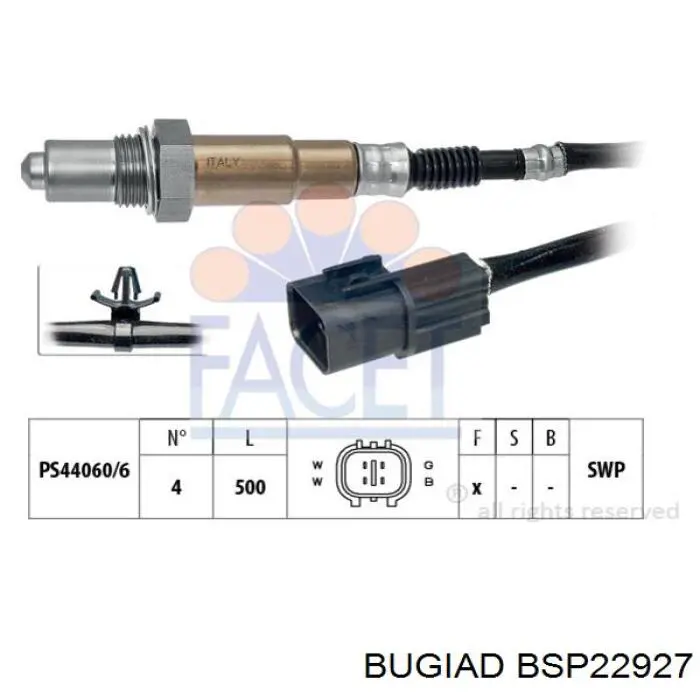 Підвісний підшипник передньої піввісі BSP22927 Bugiad