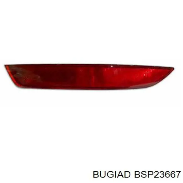 Правий катафот заднього бампера Bugiad BSP23667 ціна, від 8.59 USD