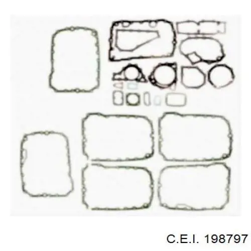 Ремкомплект КПП C.e.i. 198797 ціна, від 64.30 USD