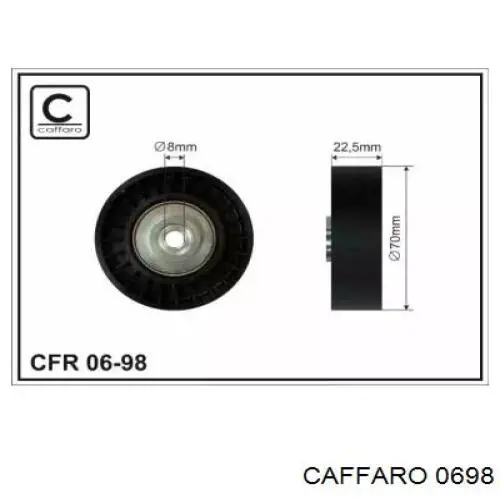 Купити 0698 Caffaro Натяжний ролик
