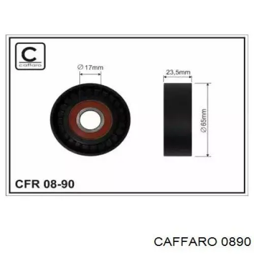 Натяжний ролик Caffaro 0890 ціна, від 7.59 USD