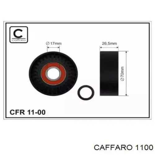 Натяжний ролик Caffaro 1100 ціна, від 7.47 USD