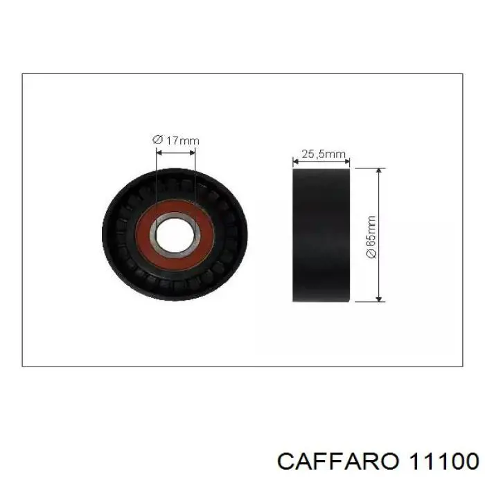 Купити 11100 Caffaro Натяжний ролик