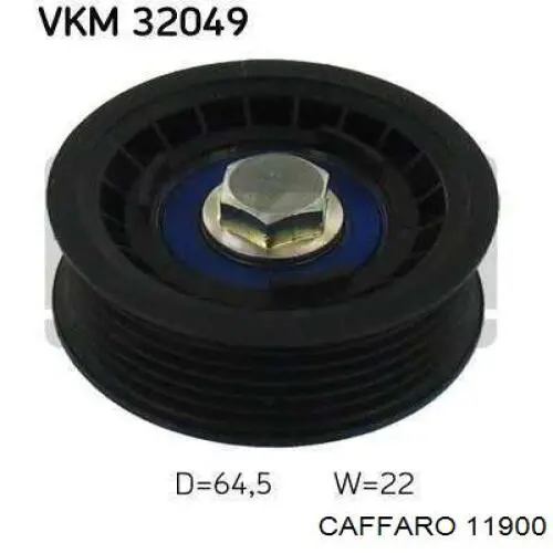 Ролик приводного ременя, паразитний Caffaro 11900 ціна, від 8.97 USD