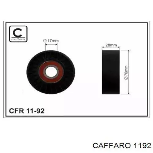 CFR1192 Caffaro ролик приводного ременя, паразитний