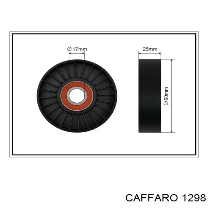 Купити 1298 Caffaro Натяжний ролик