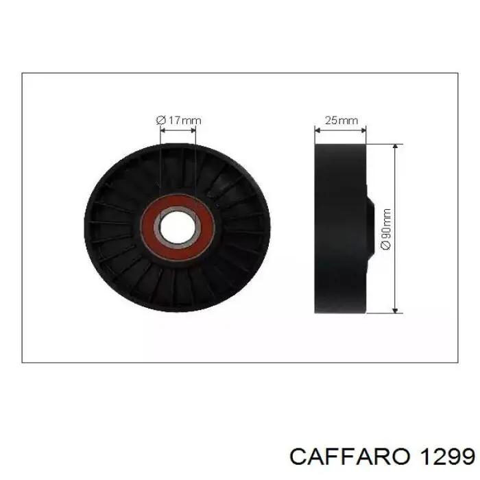 Купити 1299 Caffaro Натяжний ролик