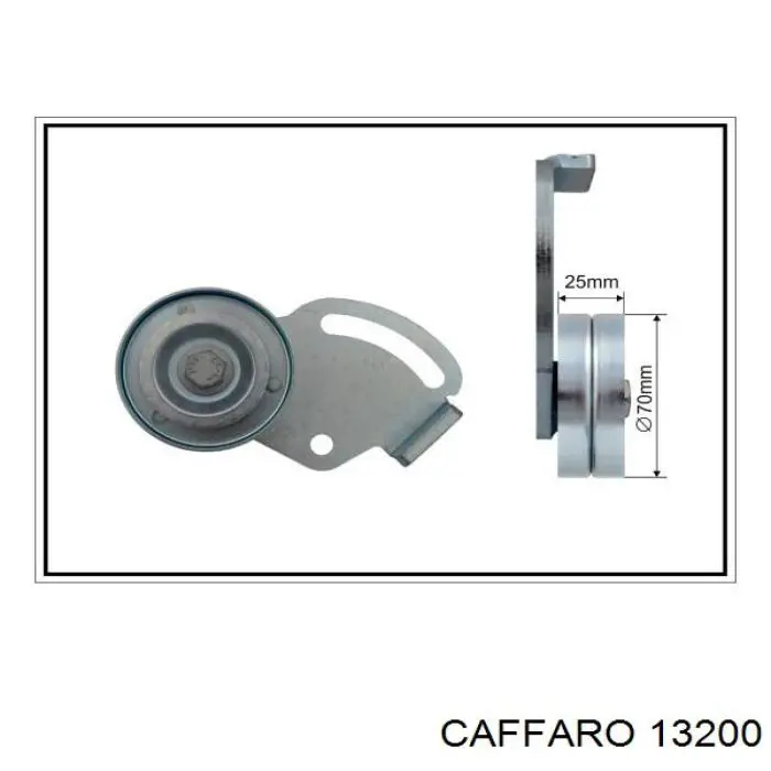 13200 Caffaro ролик натягувача приводного ременя
