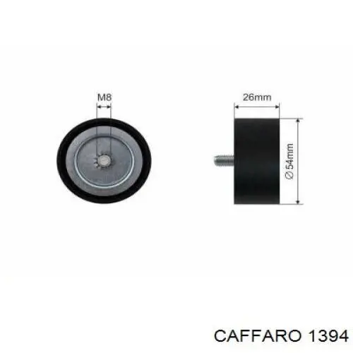 1394 Caffaro ролик натягувача приводного ременя