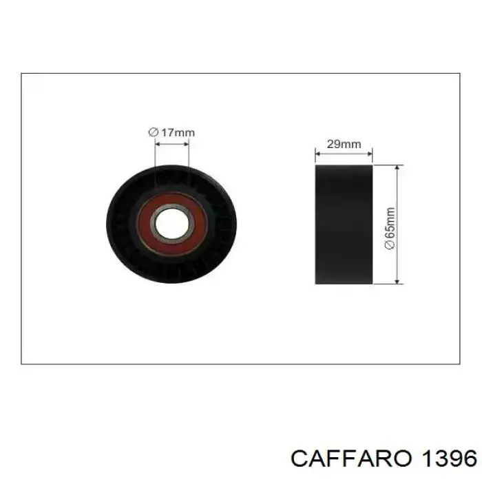 Купити 1396 Caffaro Натяжний ролик