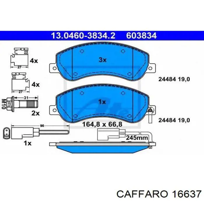 Купити 16637 Caffaro Натяжний ролик