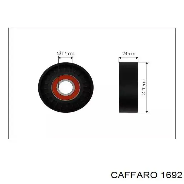 Купити 1692 Caffaro Натяжний ролик