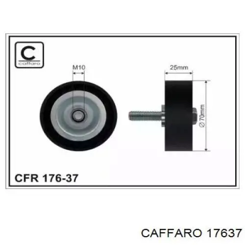CFR17637 Caffaro Ролик приводного ременя, паразитний (Генератор)