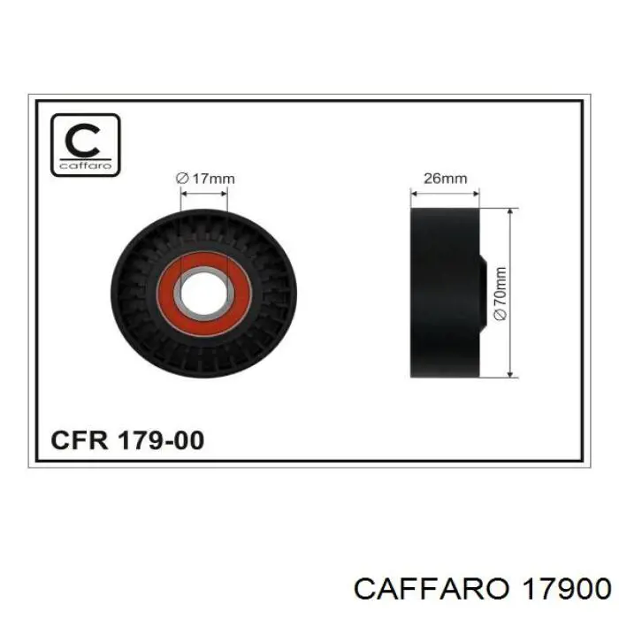 Купити 17900 Caffaro Натяжний ролик