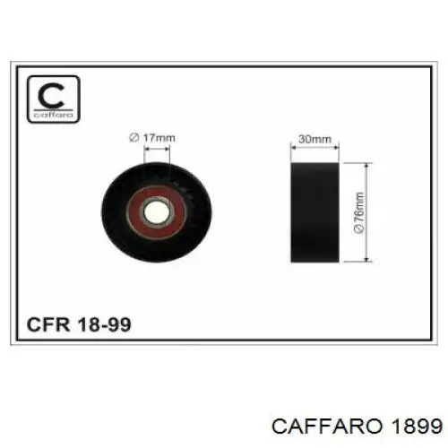 Натяжний ролик Caffaro 1899 ціна, від 15.09 USD