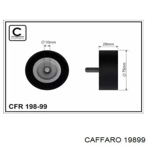 Ролик приводного ременя, паразитний 19899 Caffaro