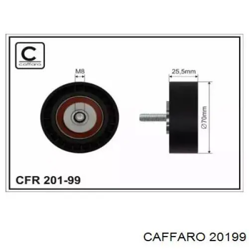 Натяжний ролик Caffaro 20199 ціна, від 11.53 USD