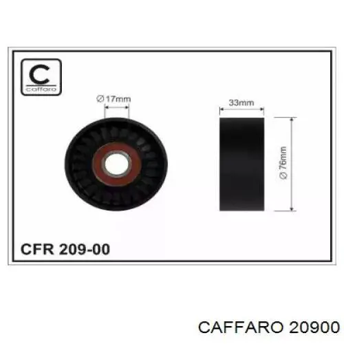Натяжний ролик Caffaro 20900 ціна, від 9.50 USD