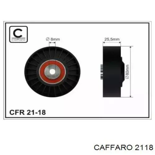 Натяжний ролик Caffaro 2118 ціна, від 13.96 USD