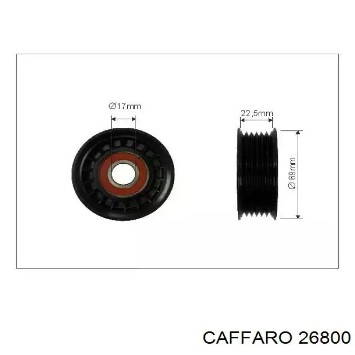 Купити 26800 Caffaro Натяжний ролик