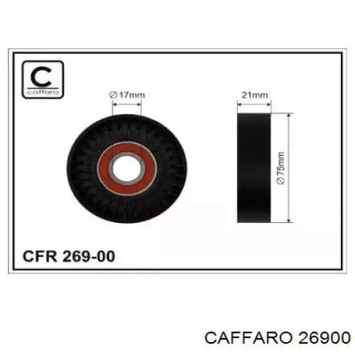 Натяжний ролик Caffaro 26900 ціна, від 8.67 USD