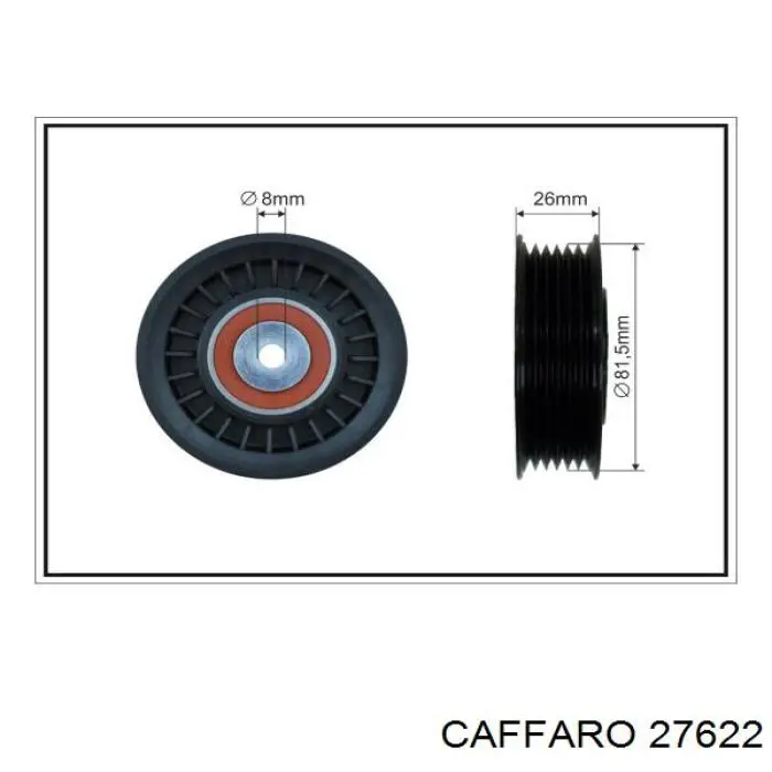 Купити 27622 Caffaro Натяжний ролик