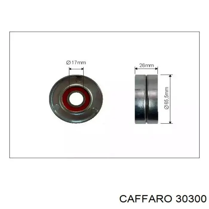 Купити 30300 Caffaro Натяжний ролик