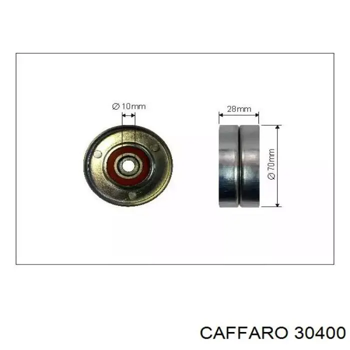 Купити 30400 Caffaro Натяжний ролик