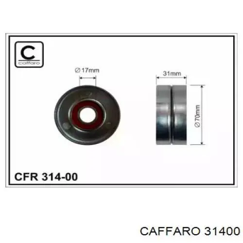 Натяжний ролик Caffaro 31400 ціна, від 10.25 USD