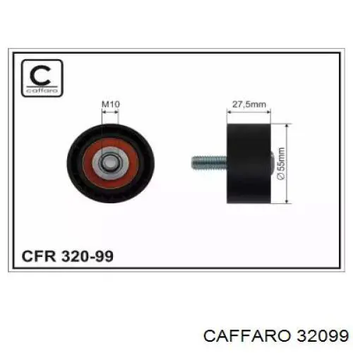 Ролик ременя ГРМ, паразитний Caffaro 32099 ціна, від 7.70 USD