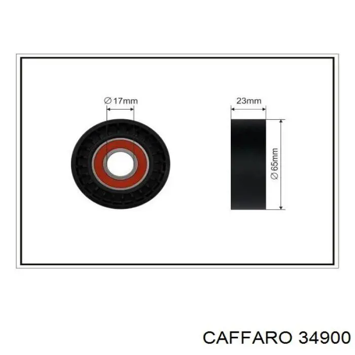 Купити 34900 Caffaro Натяжний ролик