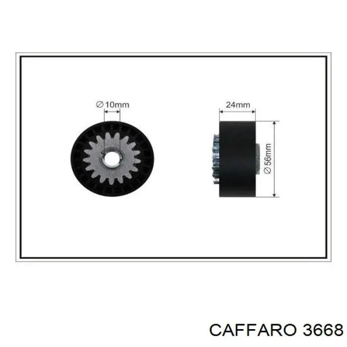 Купити 3668 Caffaro Натяжний ролик