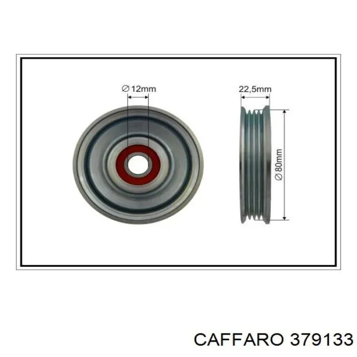 379133 Caffaro ролик натягувача приводного ременя