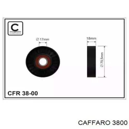 Натяжний ролик Caffaro 3800 ціна, від 12.24 USD