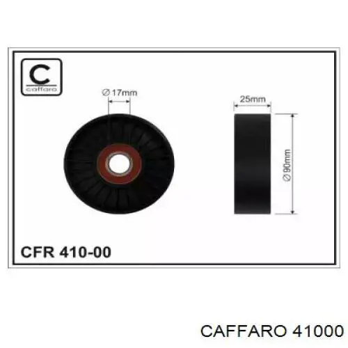 41000 Caffaro ролик натягувача приводного ременя