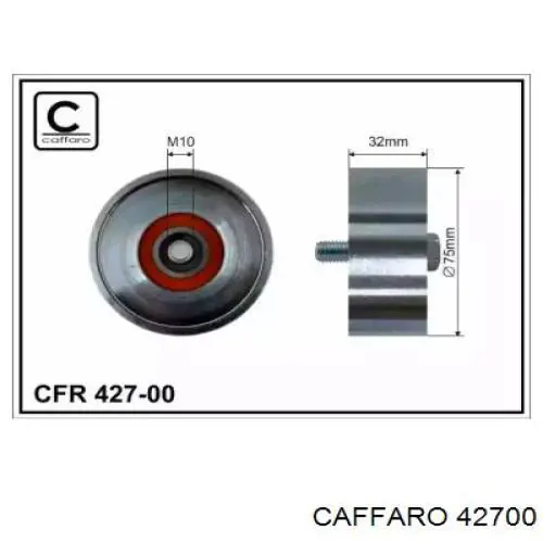 Натяжний ролик Caffaro 42700 ціна, від 25.68 USD