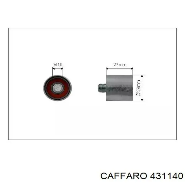 431140 Caffaro ролик натягувача приводного ременя