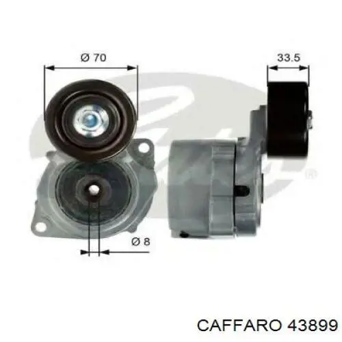 Натяжний ролик MPQ1300 Magneti Marelli