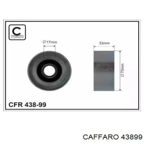 Купити 43899 Caffaro Натяжний ролик