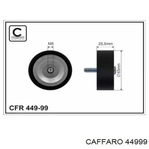 Ролик приводного ременя, паразитний Caffaro 44999 ціна, від 16.65 USD