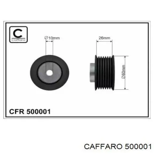 Ролик приводного ременя, паразитний Caffaro 500001 ціна, від 22.09 USD