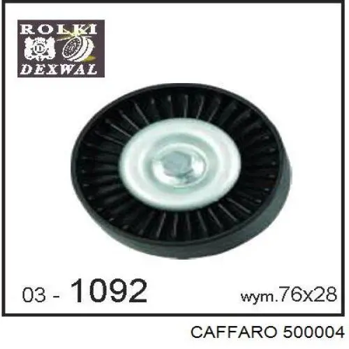 Купити BF0437220010 Bapmic Ролик приводного ременя, паразитний