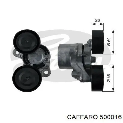 Натяжний ролик Caffaro 500016 ціна, від 7.97 USD