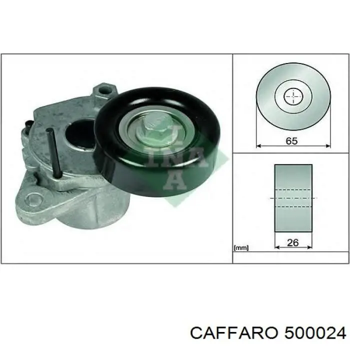 Натяжний ролик 500024 Caffaro