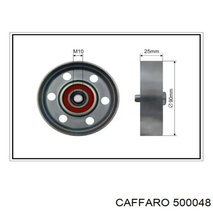 Натяжний ролик Caffaro 500048 ціна, від 17.88 USD