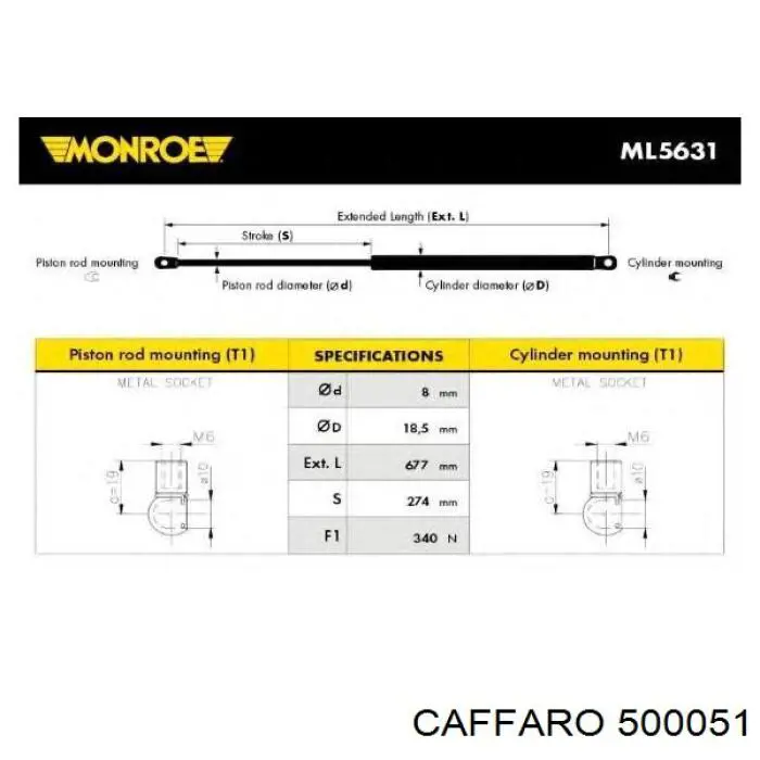 Ролик приводного ременя, паразитний 500051 Caffaro