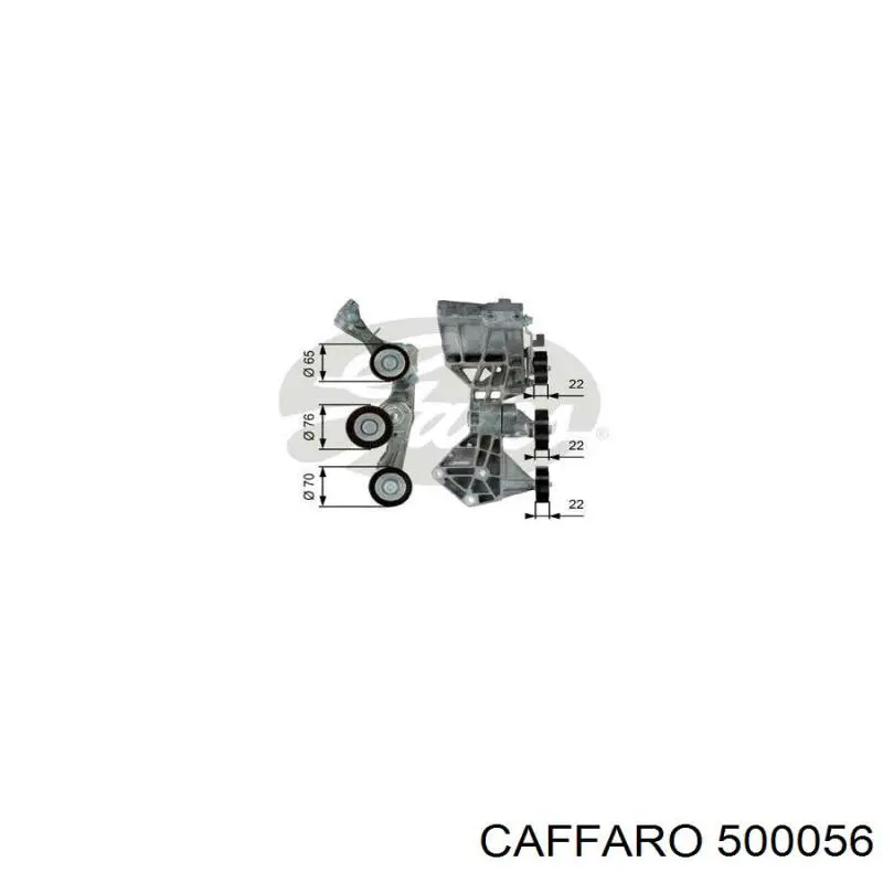 Натяжний ролик Caffaro 500056 ціна, від 9.78 USD